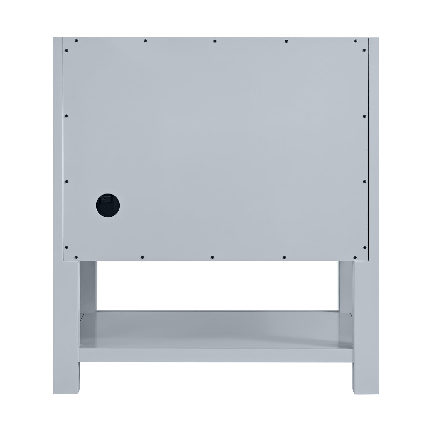 James Martin Vanities Breckenridge 30" Serenity Blue Single Vanity With 3cm Arctic Fall Solid Surface Top