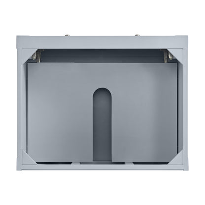 James Martin Vanities Breckenridge 30" Serenity Blue Single Vanity With 3cm Lime Delight Quartz Top