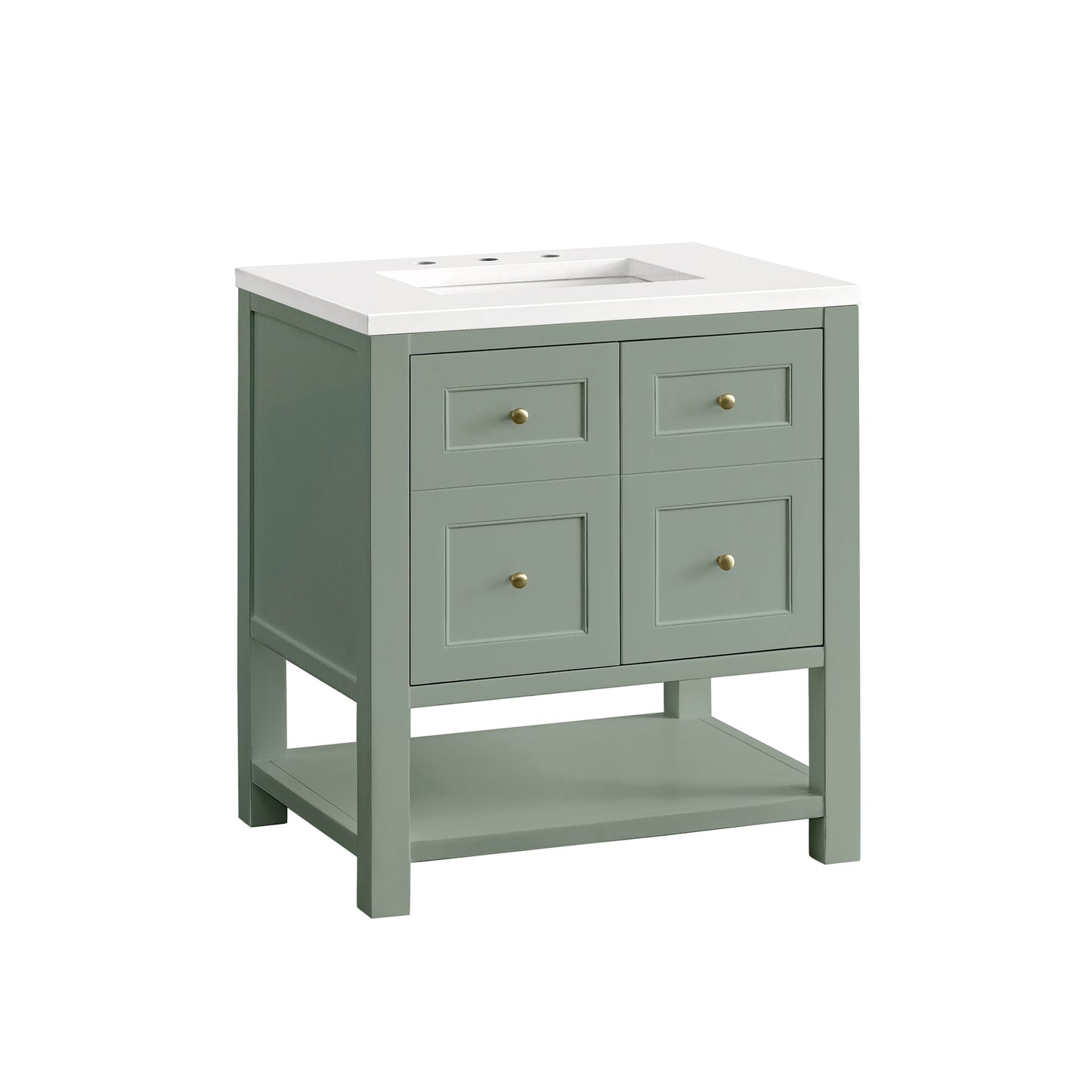 James Martin Vanities Breckenridge 30" Smokey Celadon Single Vanity