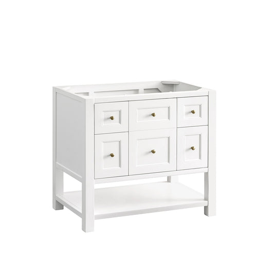 James Martin Vanities Breckenridge 36" Bright White Single Vanity