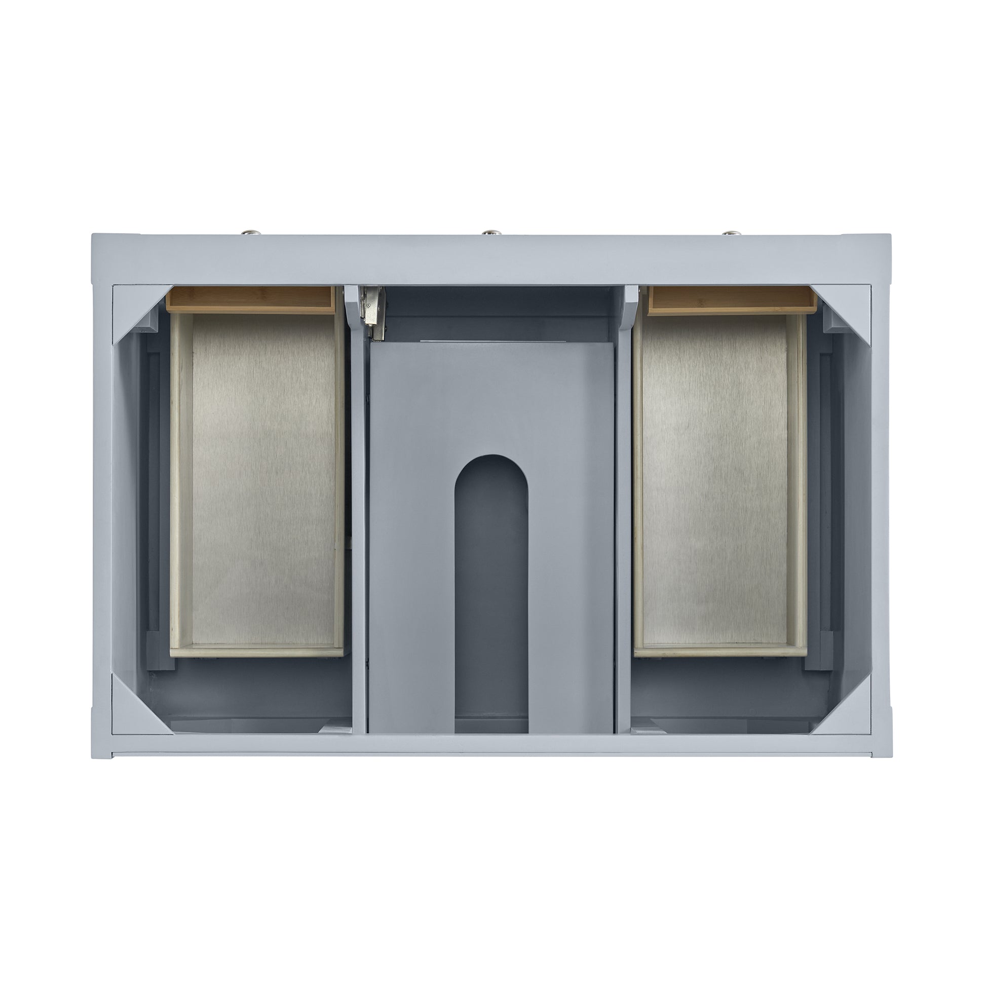 James Martin Vanities Breckenridge 36" Serenity Blue Single Vanity With 3cm Charcoal Soapstone Quartz Top