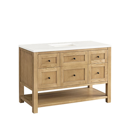 James Martin Vanities Breckenridge 48" Light Natural Oak Single Vanity