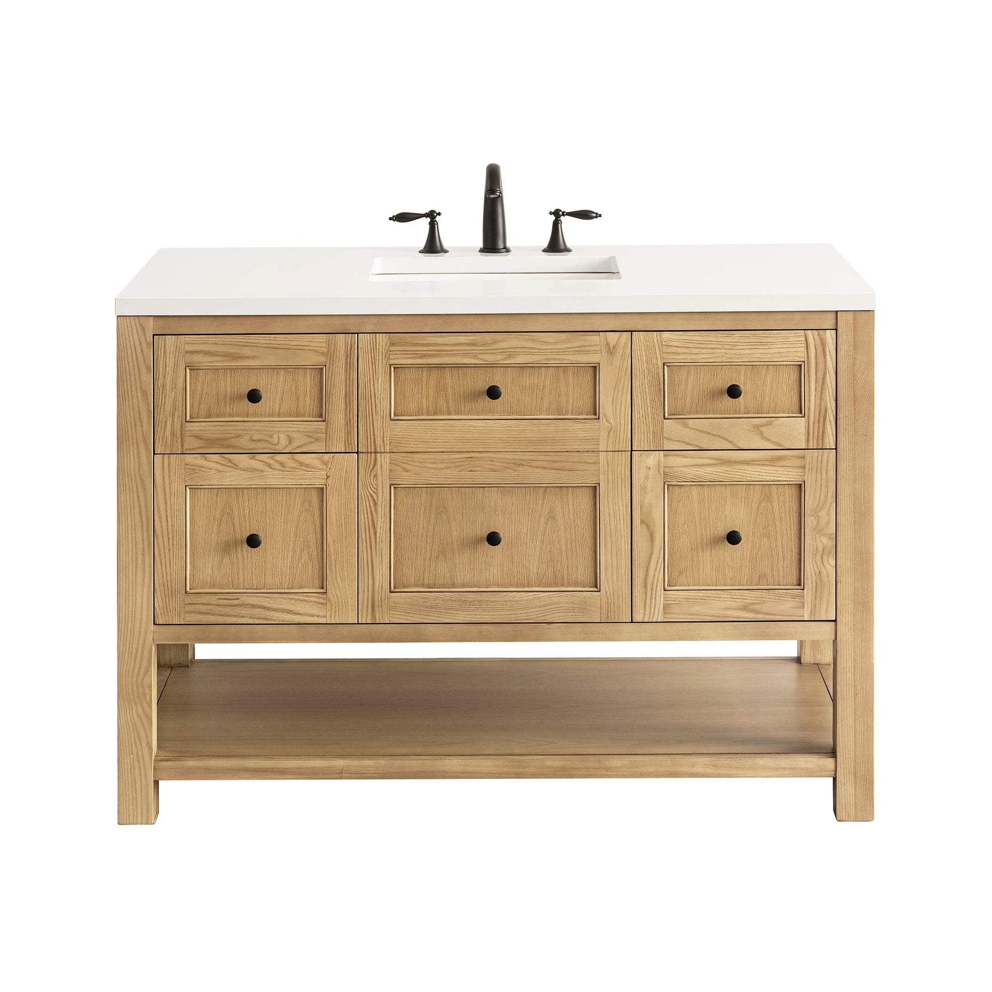 James Martin Vanities Breckenridge 48" Light Natural Oak Single Vanity