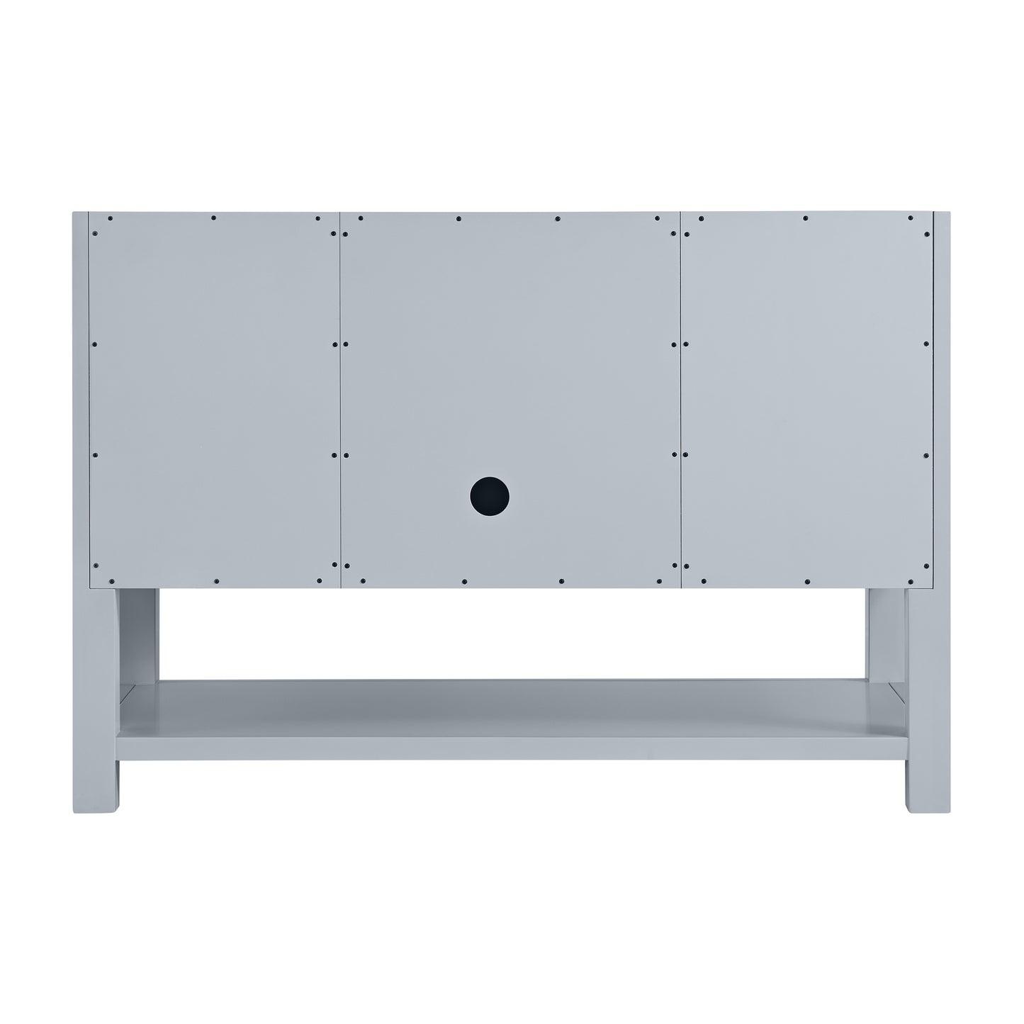 James Martin Vanities Breckenridge 48" Serenity Blue Single Vanity With 3cm Victorian Silver Quartz Top