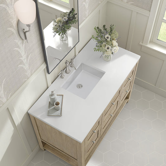 James Martin Vanities Breckenridge 48" Whitewashed Oak Single Vanity