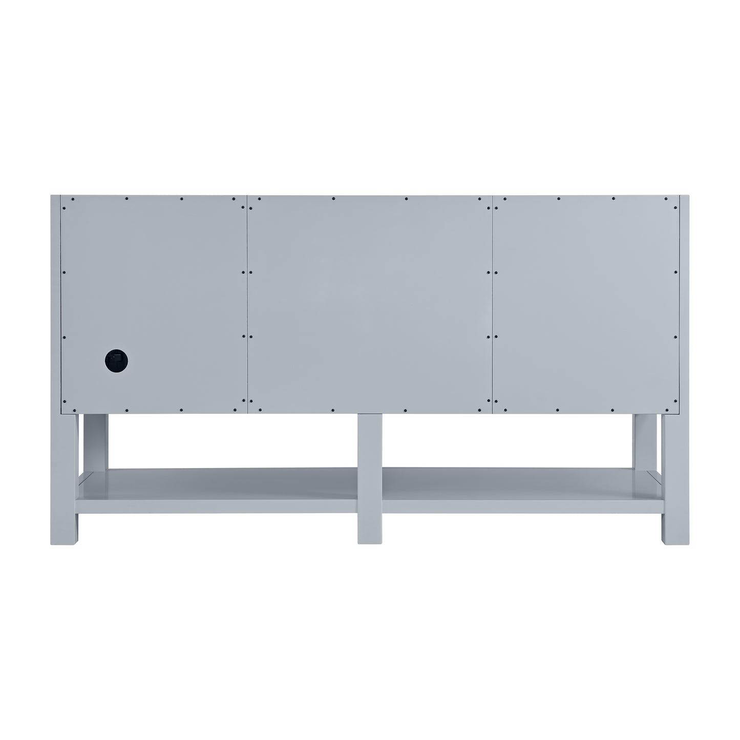 James Martin Vanities Breckenridge 60" Serenity Blue Double Vanity With 3cm Ethereal Noctis Quartz Top