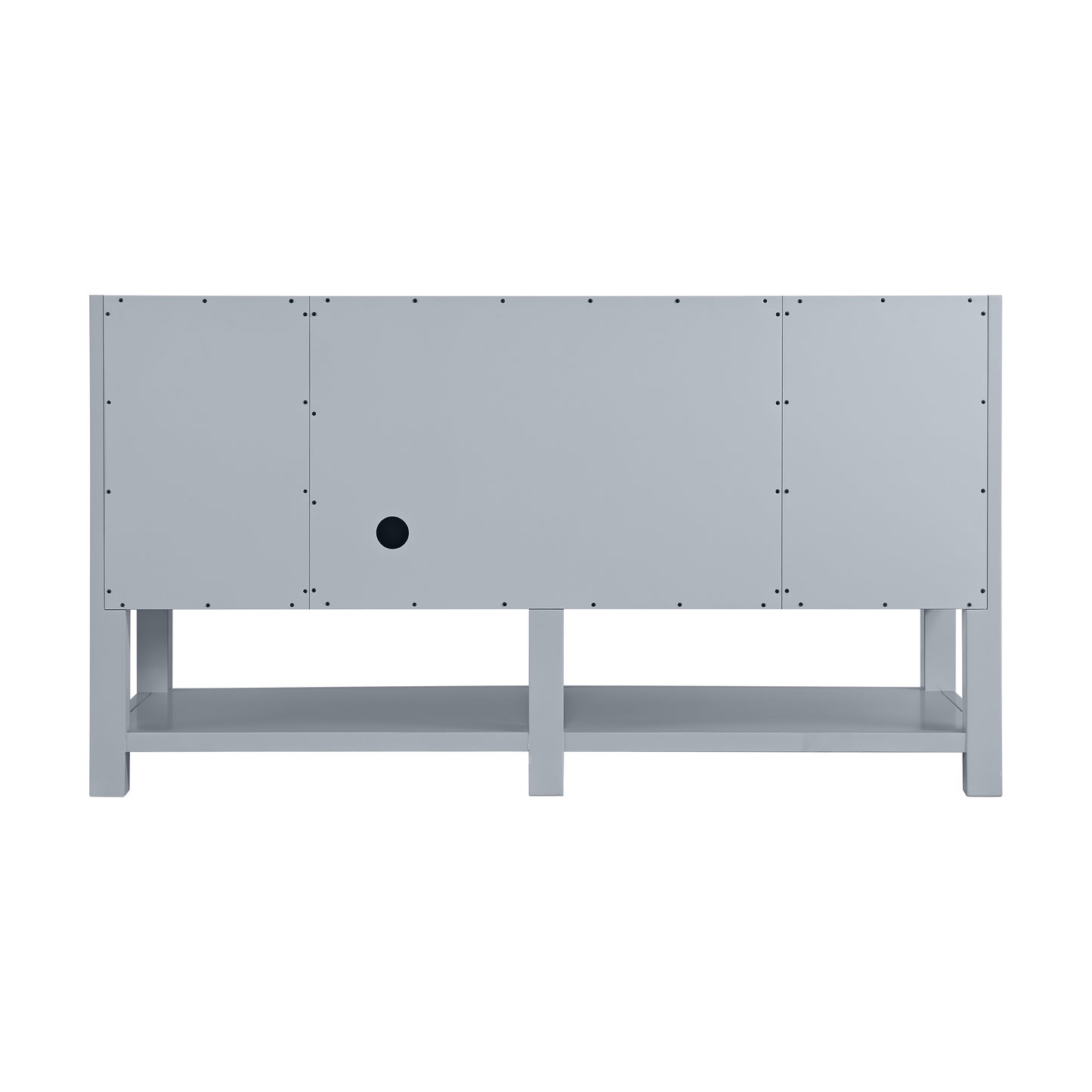 James Martin Vanities Breckenridge 60" Serenity Blue Single Vanity With 3cm Lime Delight Quartz Top