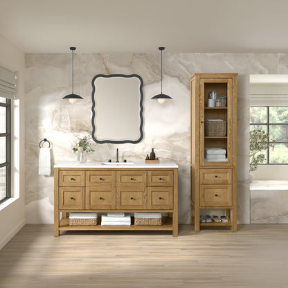 James Martin Vanities Breckenridge Light Natural Oak Linen Cabinet
