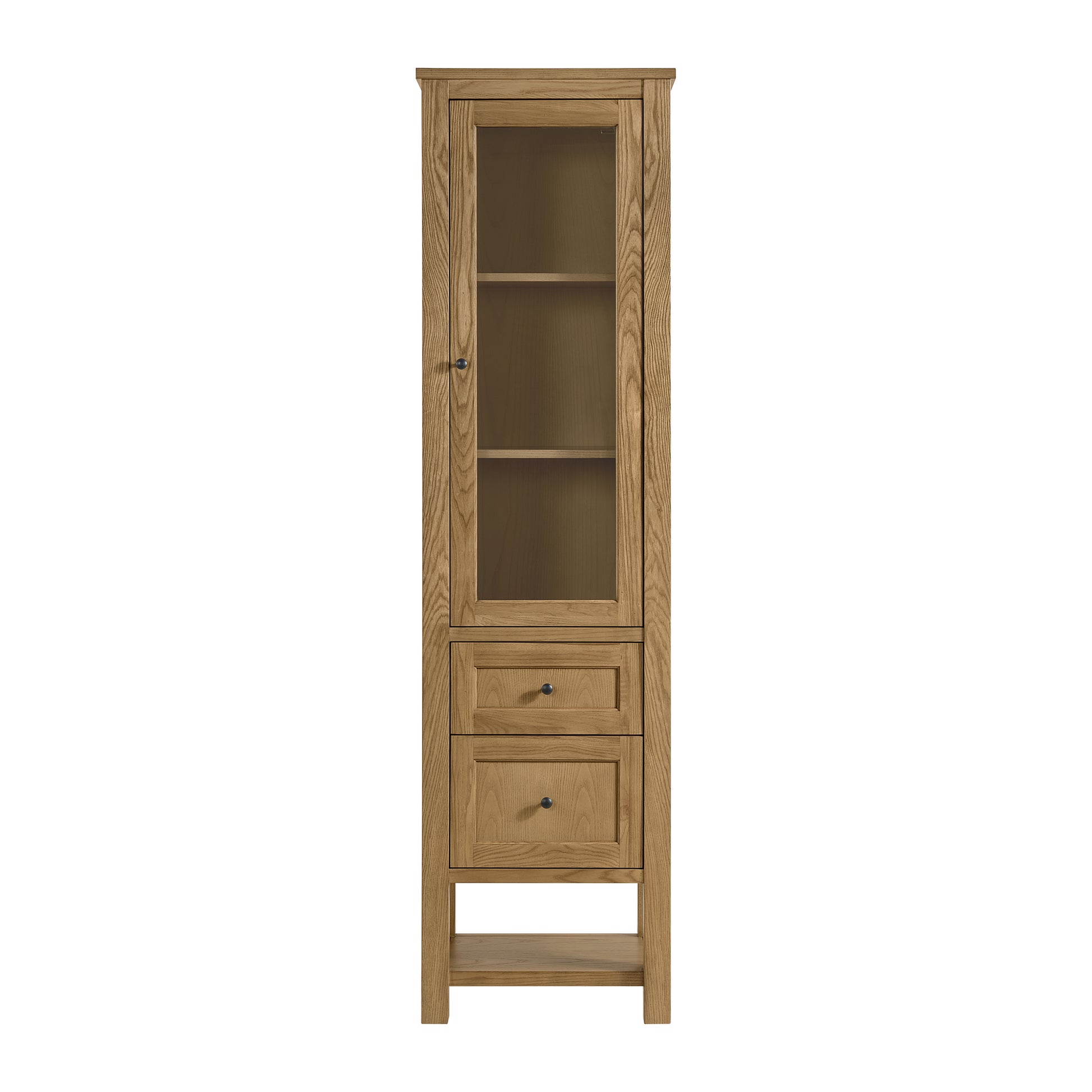 James Martin Vanities Breckenridge Light Natural Oak Linen Cabinet