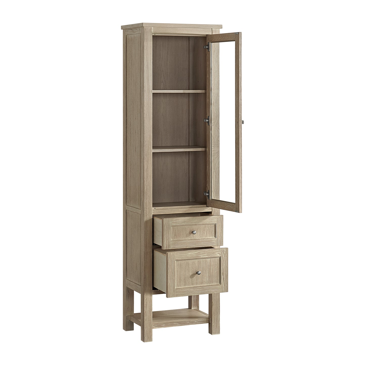 James Martin Vanities Breckenridge Whitewashed Oak Linen Cabinet