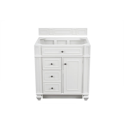 James Martin Vanities Bristol 30" Bright White Single Vanity