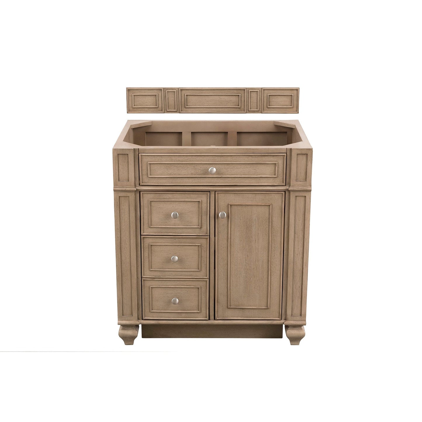 James Martin Vanities Bristol 30" Whitewashed Walnut Single Vanity