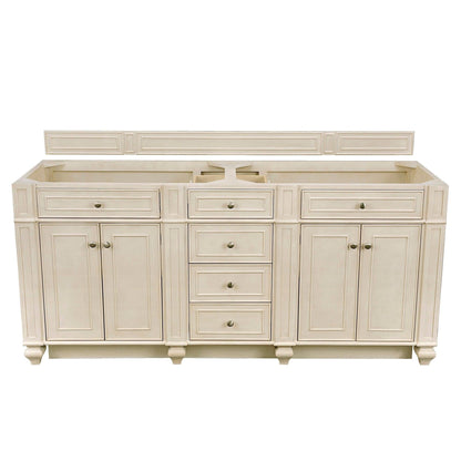 James Martin Vanities Bristol 72" Vintage Vanilla Double Vanity