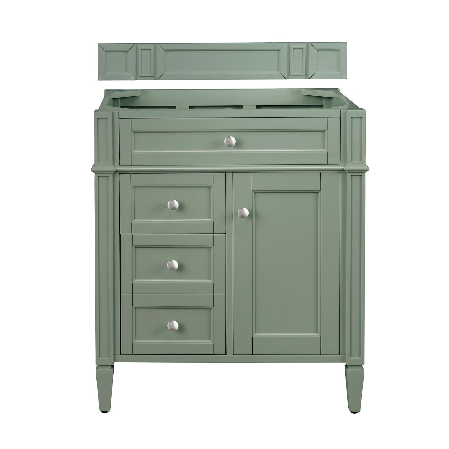 James Martin Vanities Brittany 30" Smokey Celadon Single Vanity