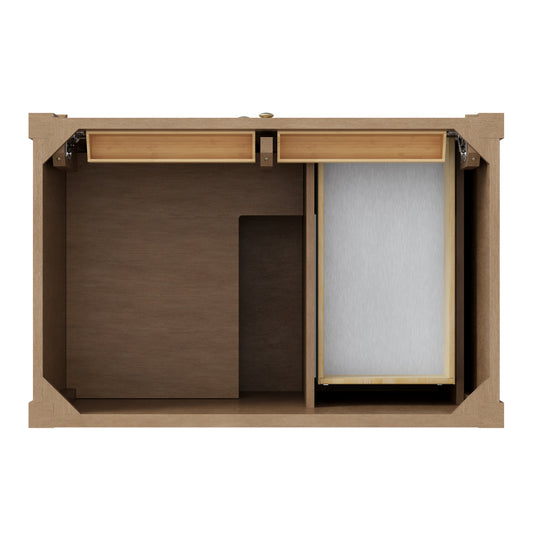 James Martin Vanities Brittany 36" Pecan Single Vanity Cabinet