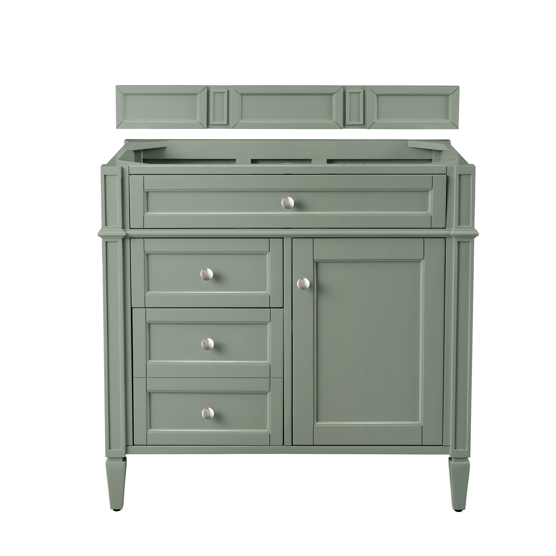 James Martin Vanities Brittany 36" Smokey Celadon Single Vanity