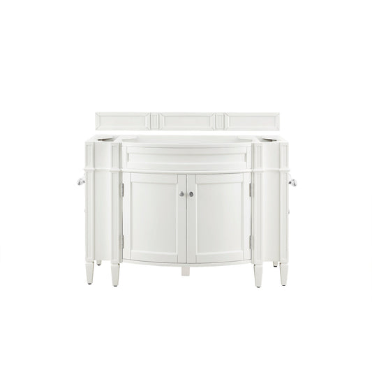 James Martin Vanities Brittany 46" Bright White Single Vanity