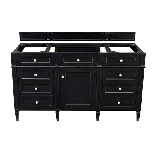 James Martin Vanities Brittany 60" Black Onyx Single Vanity Cabinet