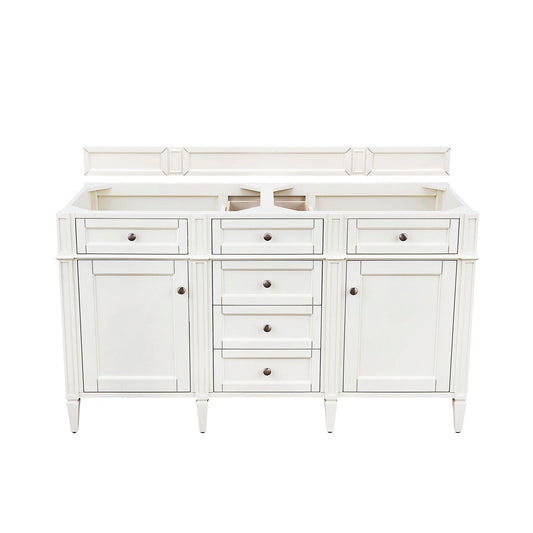 James Martin Vanities Brittany 60" Bright White Single Vanity