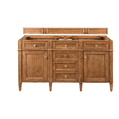 James Martin Vanities Brittany 60" Saddle Brown Double Vanity