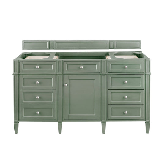 James Martin Vanities Brittany 60" Smokey Celadon Single Vanity