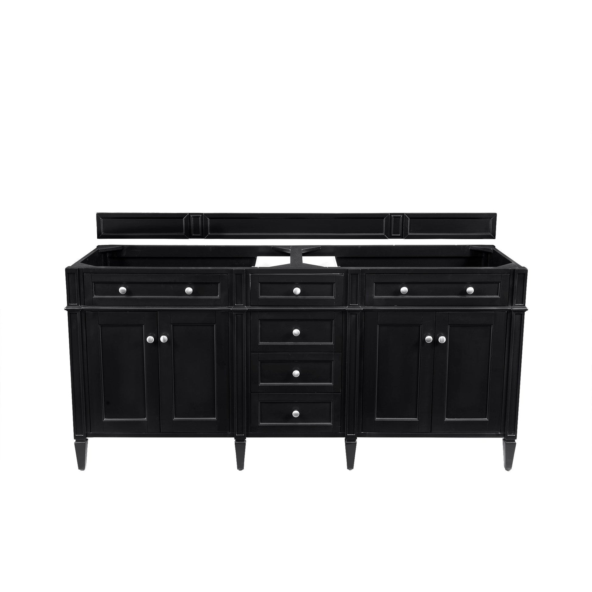 James Martin Vanities Brittany 72" Black Onyx Double Vanity