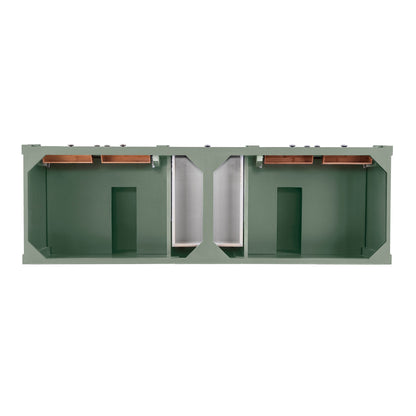 James Martin Vanities Brittany 72" Smokey Celadon Double Vanity