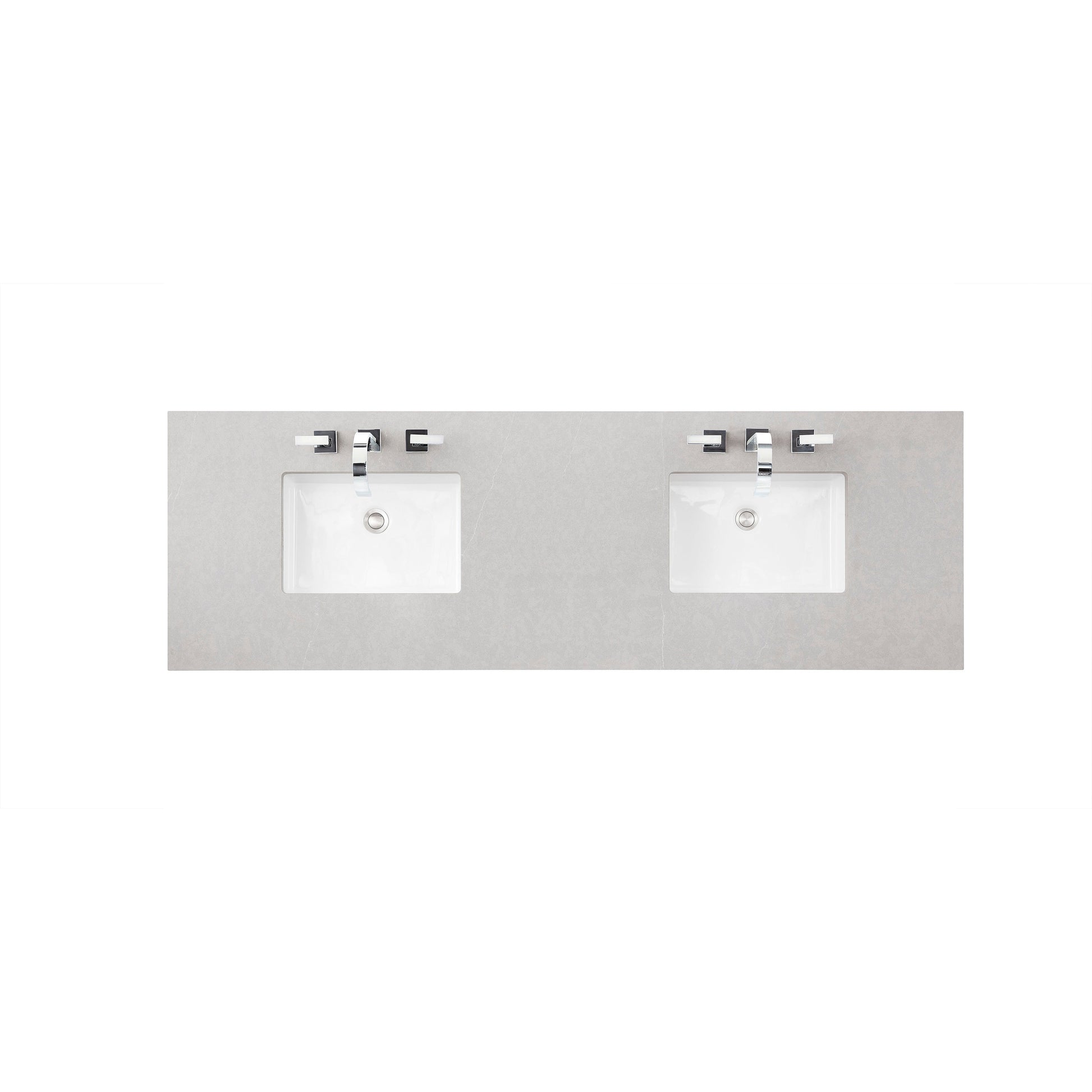 James Martin Vanities Brittany 72" Urban Gray Double Vanity With 3cm Eternal Serena Quartz Top