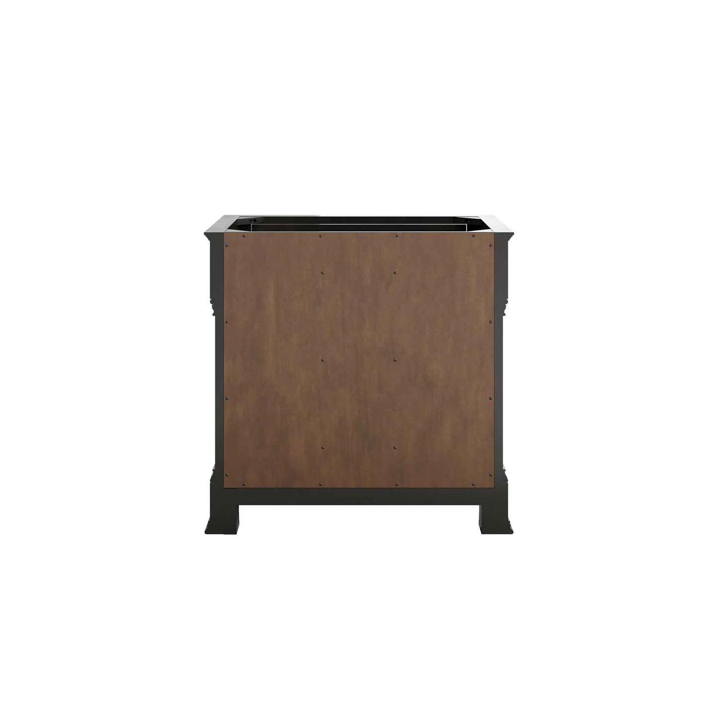 James Martin Vanities Brookfield 36" Black Onyx Single Vanity With 3cm Charcoal Soapstone Silestone Top