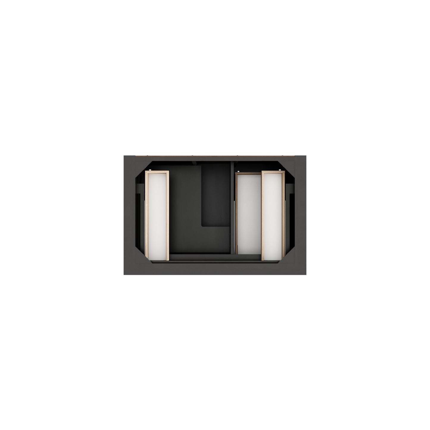 James Martin Vanities Brookfield 36" Black Onyx Single Vanity With 3cm Victorian Silver Silestone Top