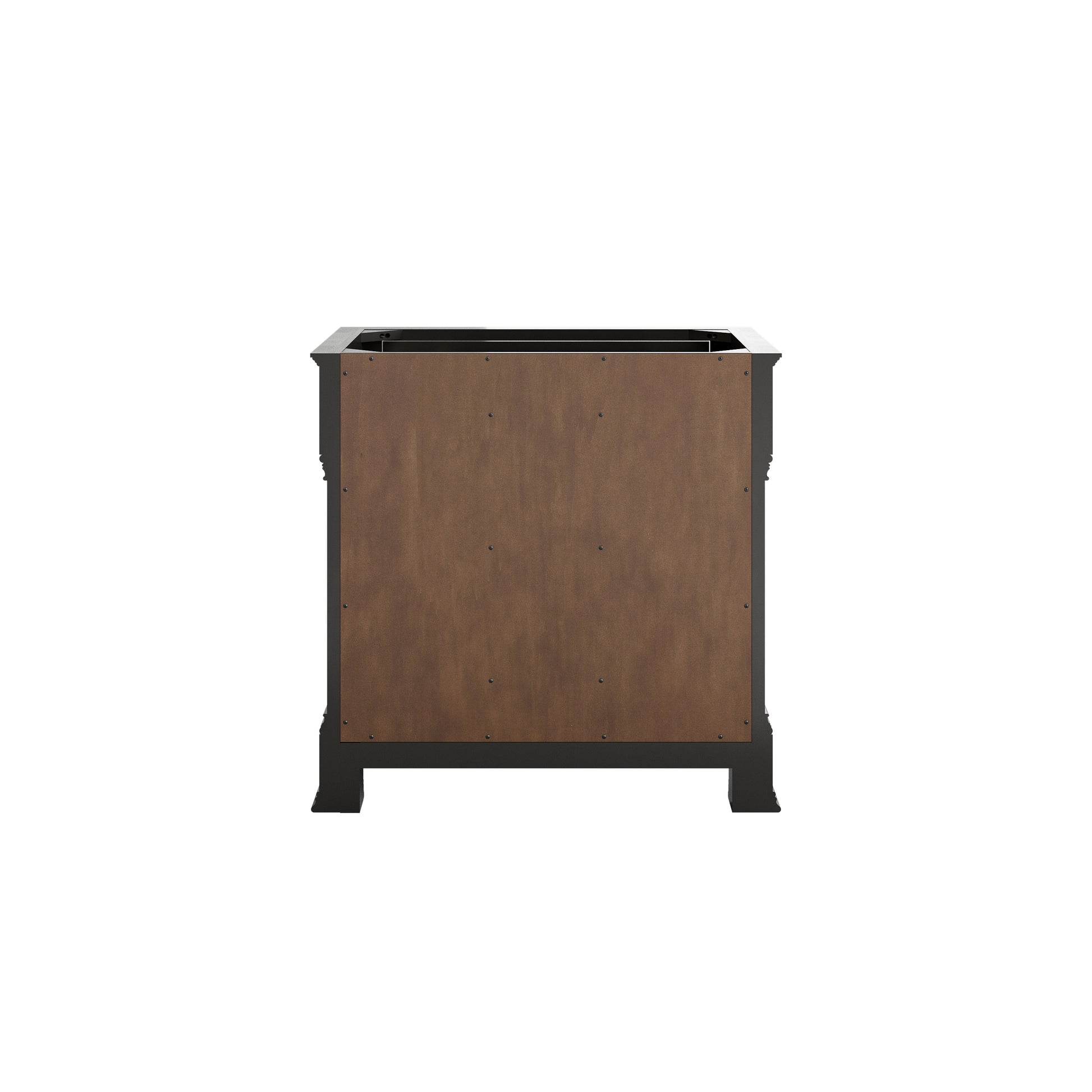 James Martin Vanities Brookfield 36" Black Onyx Single Vanity With 3cm White Zeus Silestone Top