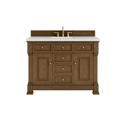 James Martin Vanities Brookfield 48" Honey Oak Single Vanity With 3cm Lime Delight Silestone Top