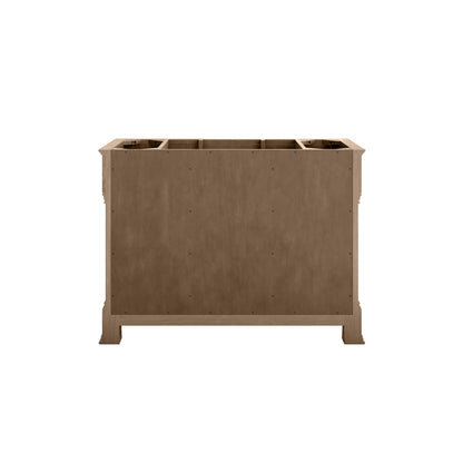 James Martin Vanities Brookfield 48" Pecan Single Vanity With 3cm Lime Delight Silestone Top