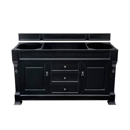 James Martin Vanities Brookfield 60" Antique Black Single Vanity