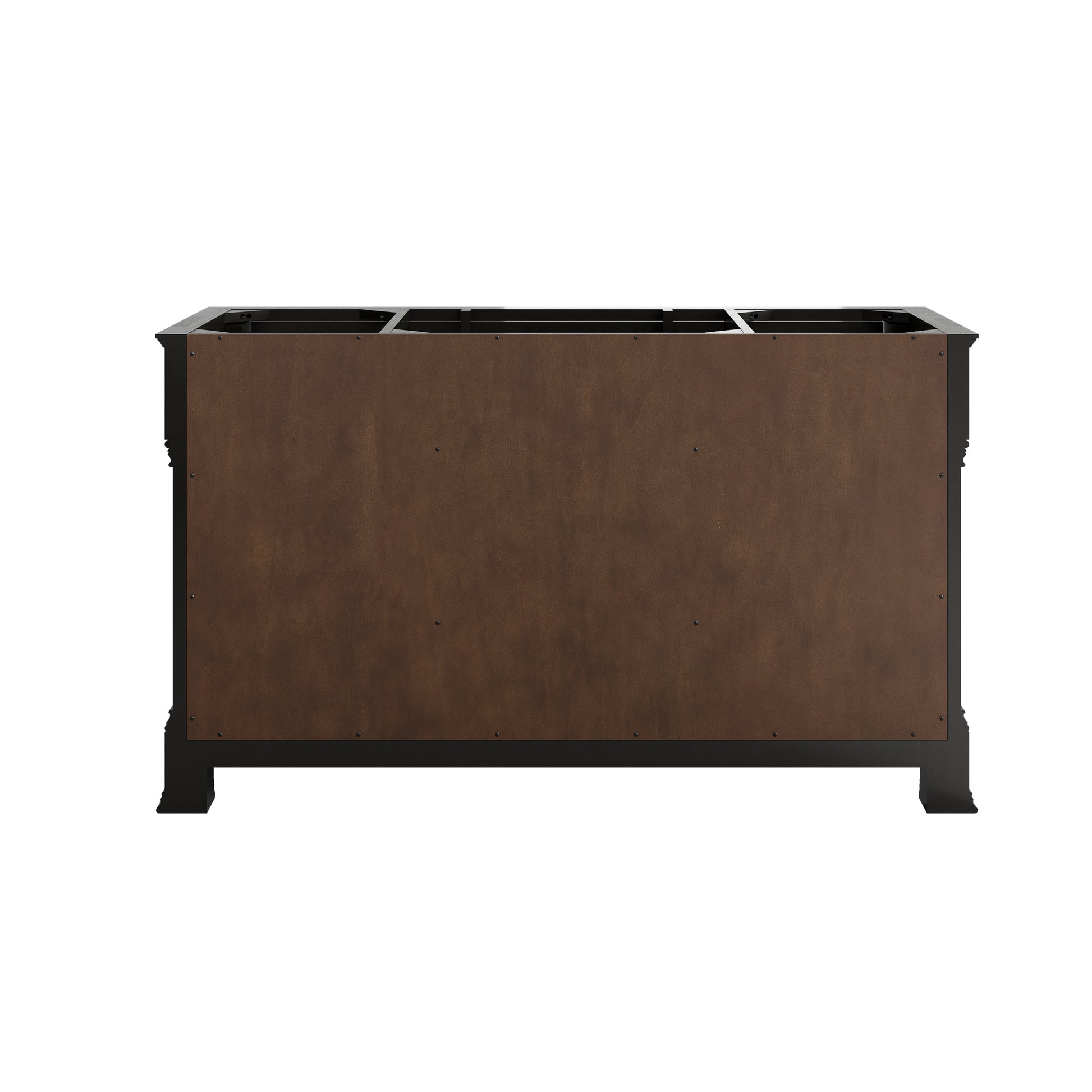 James Martin Vanities Brookfield 60" Black Onyx Single Vanity With 3cm Arctic Fall Solid Surface Top