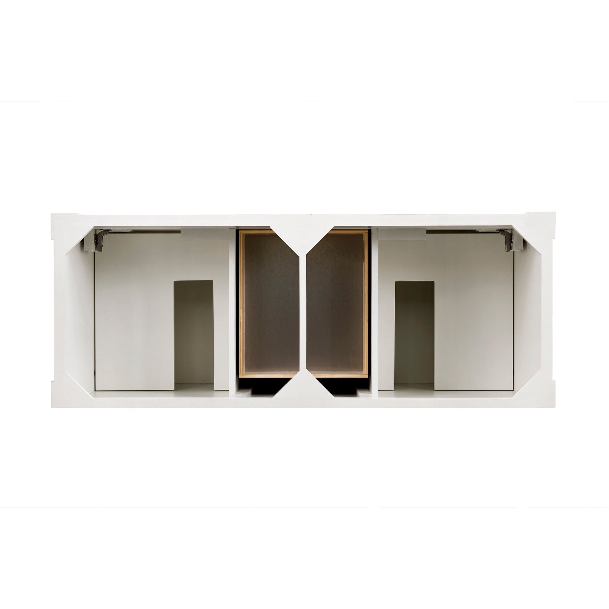 James Martin Vanities Brookfield 60" Bright White Double Vanity