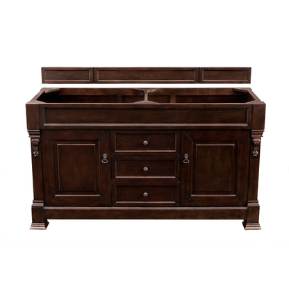 James Martin Vanities Brookfield 60" Burnished Mahogany Double Vanity