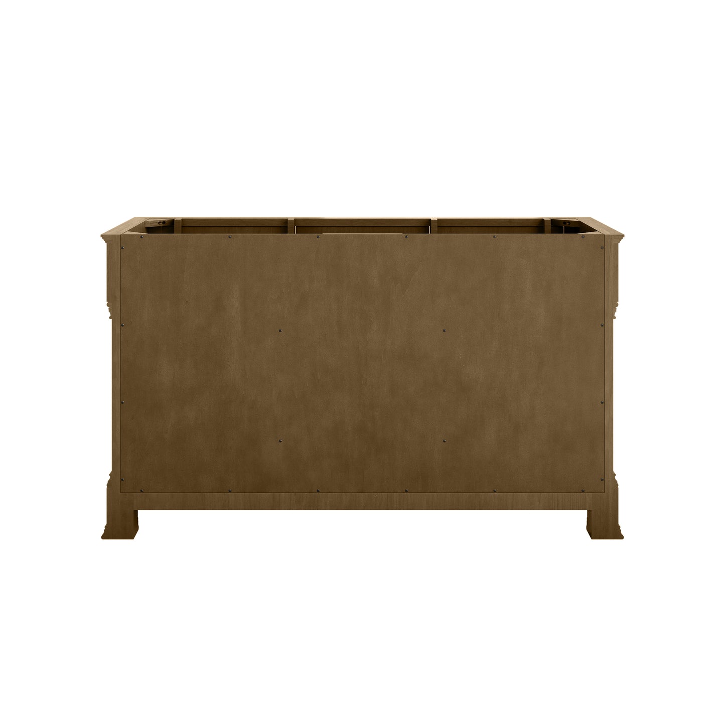 James Martin Vanities Brookfield 60" Honey Oak Double Vanity With 3cm White Zeus Silestone Top