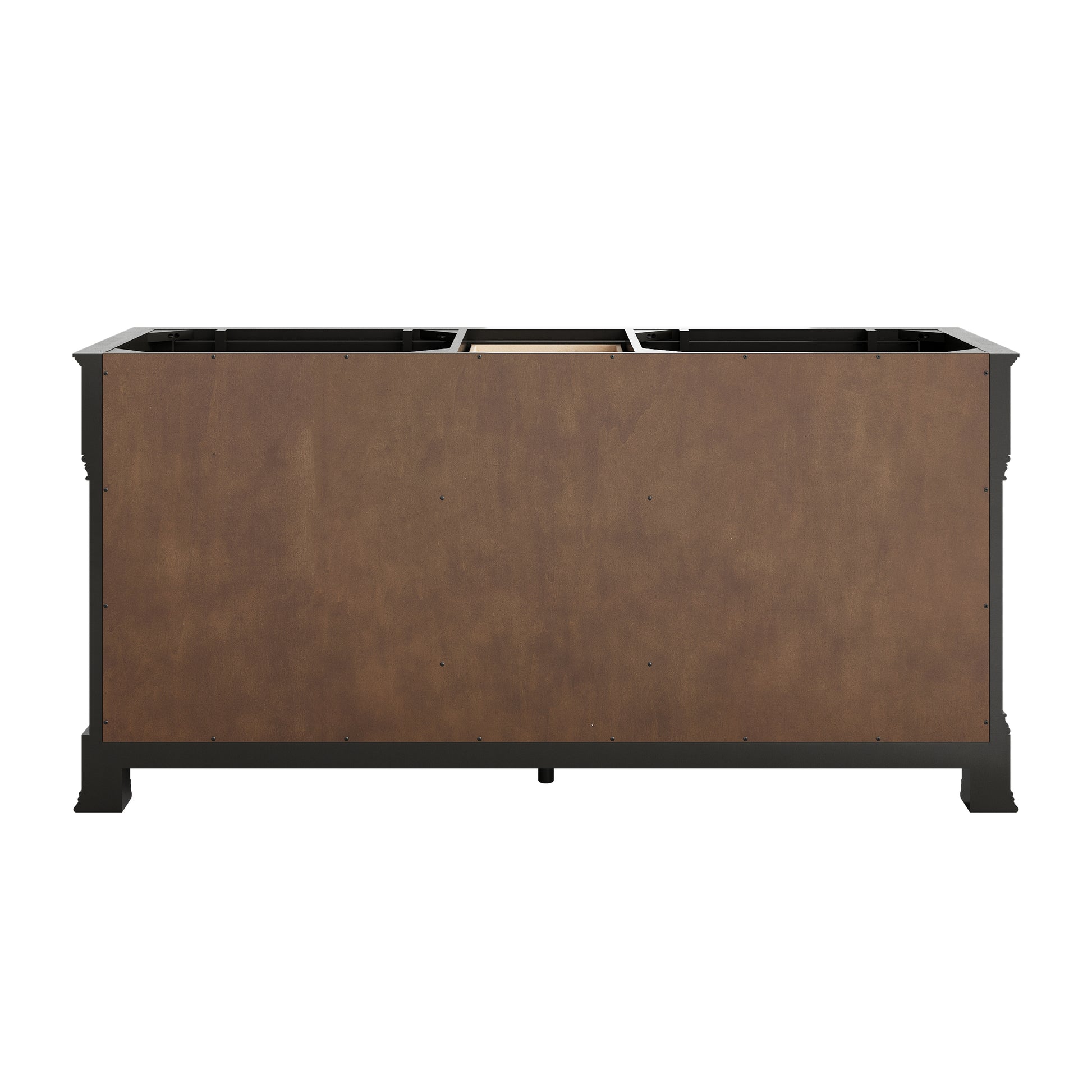 James Martin Vanities Brookfield 72" Black Onyx Double Vanity With 3cm Parisien Bleu Silestone Top