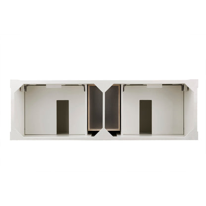 James Martin Vanities Brookfield 72" Bright White Double Vanity