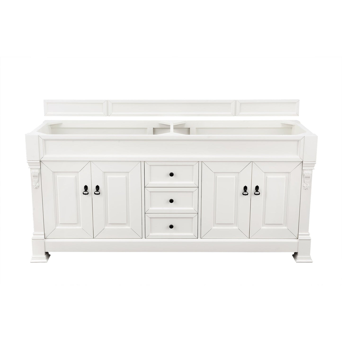 James Martin Vanities Brookfield 72" Bright White Double Vanity