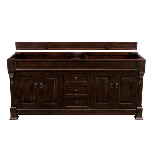 James Martin Vanities Brookfield 72" Burnished Mahogany Double Vanity