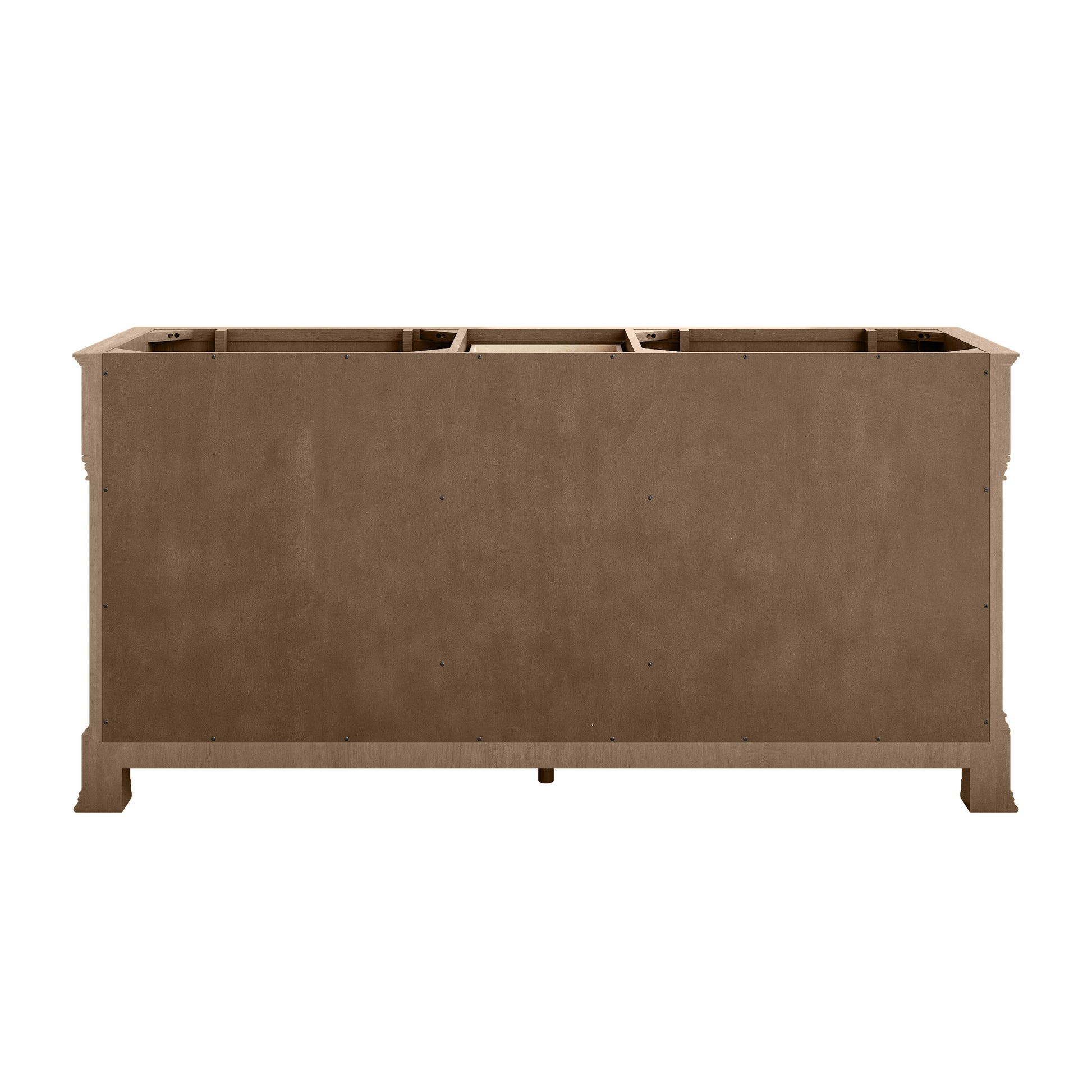 James Martin Vanities Brookfield 72" Pecan Double Vanity With 3cm Ethereal Noctis Silestone Top