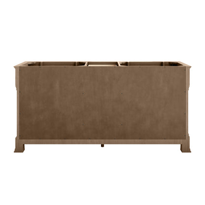 James Martin Vanities Brookfield 72" Pecan Double Vanity With 3cm Ethereal Noctis Silestone Top