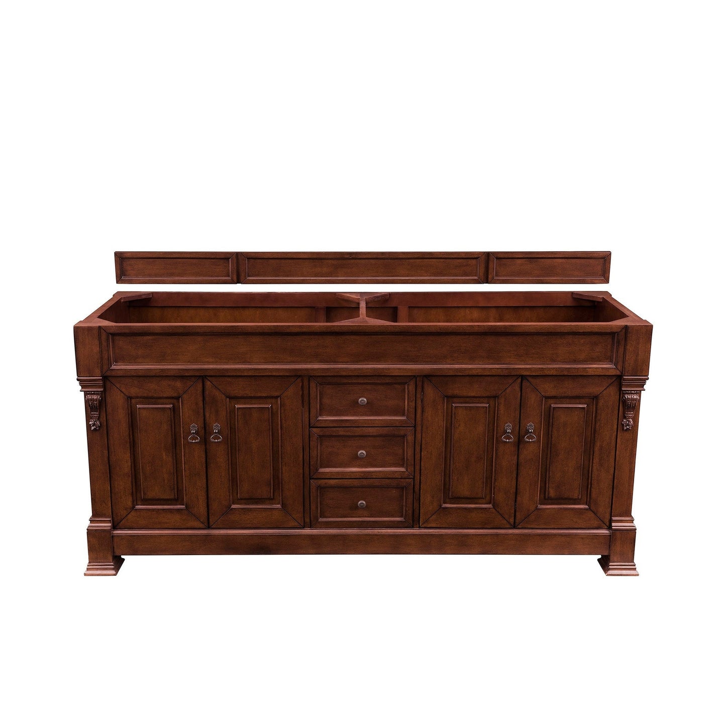 James Martin Vanities Brookfield 72" Warm Cherry Double Vanity