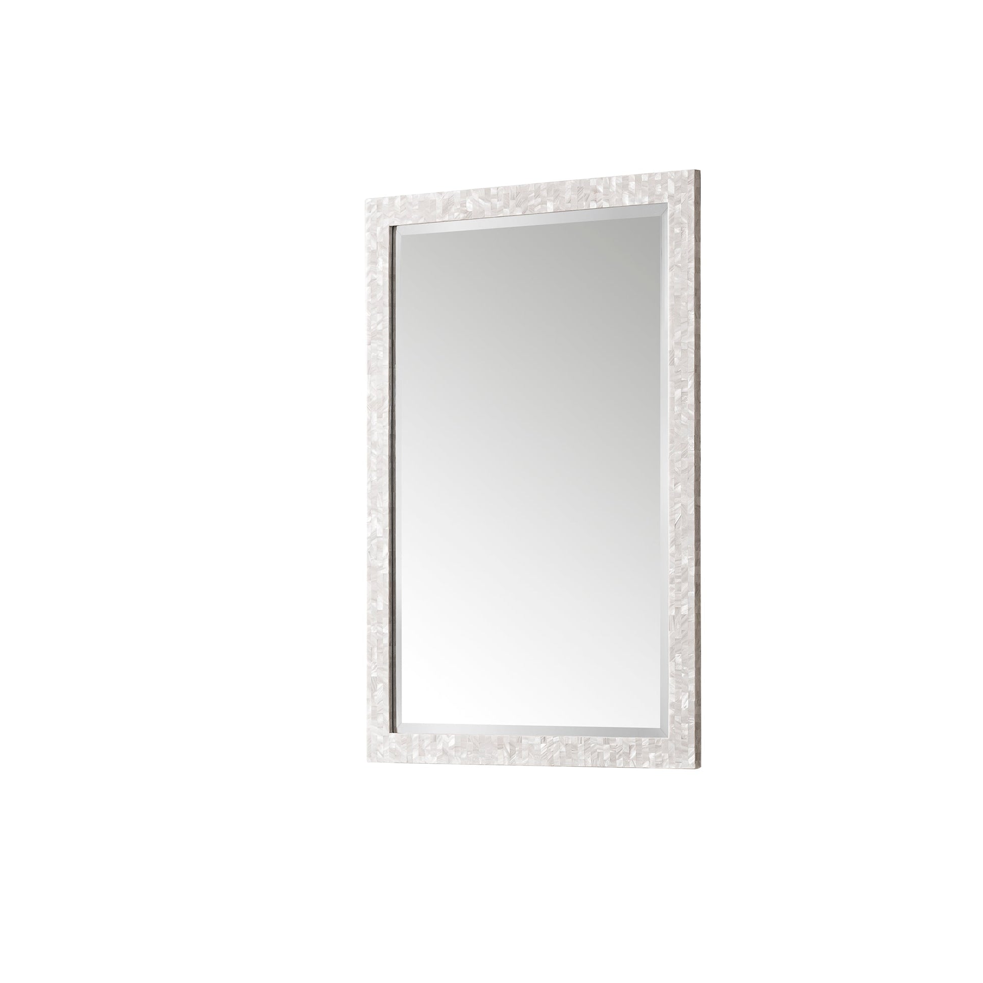 James Martin Vanities Callie 26" White Mother of Pearl Mirror