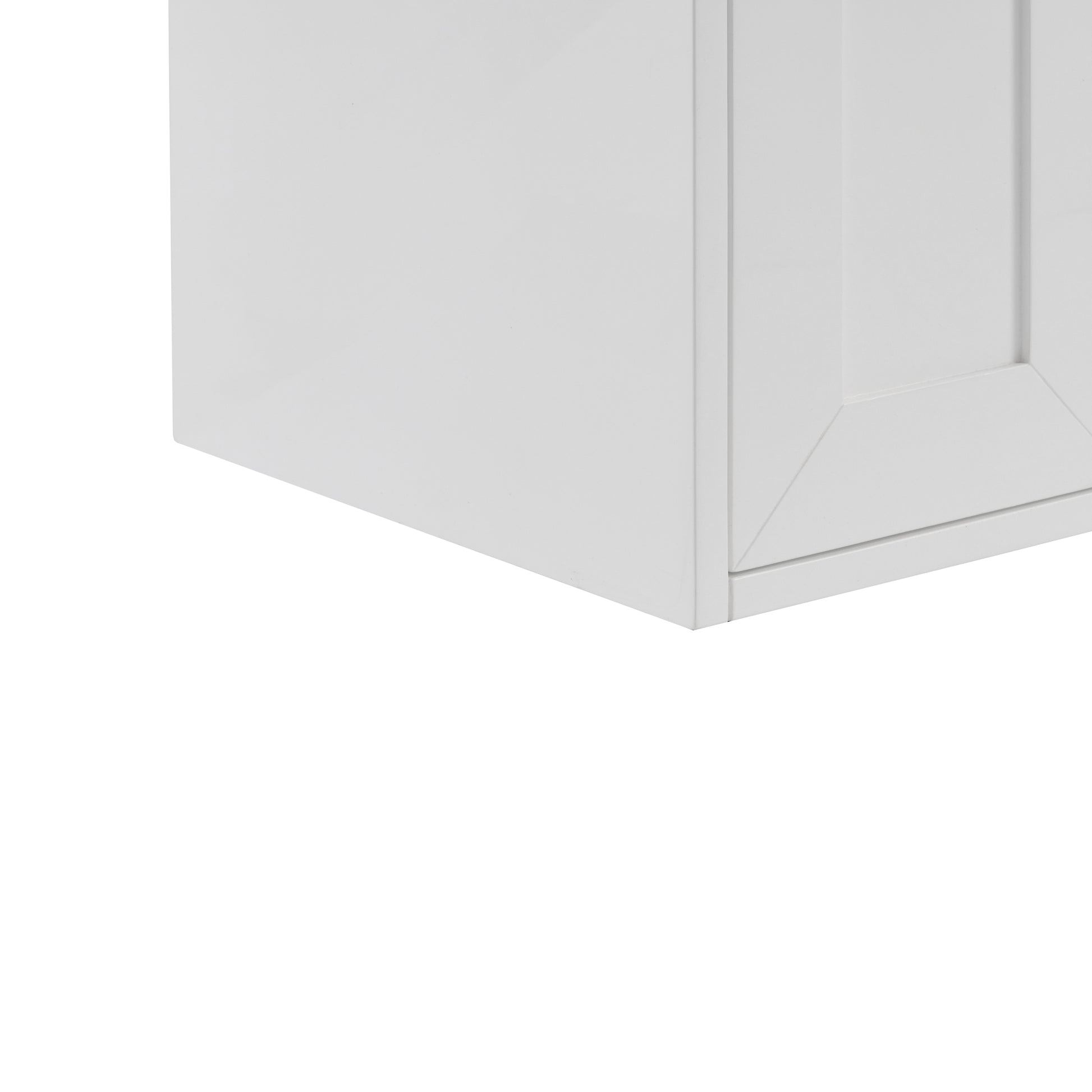 James Martin Vanities Chianti 20" Glossy White Matte Black Base Single Cabinet