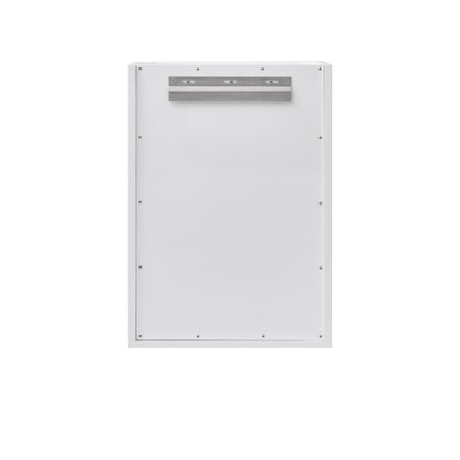 James Martin Vanities Chianti 20" Glossy White Single Vanity With White Glossy Composite Stone Top