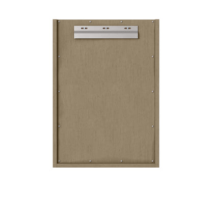 James Martin Vanities Chianti 20" Walnut Whisper Champagne Brass Base Single Cabinet