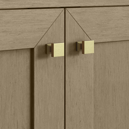 James Martin Vanities Chianti 20" Walnut Whisper Champagne Brass Base Single Cabinet